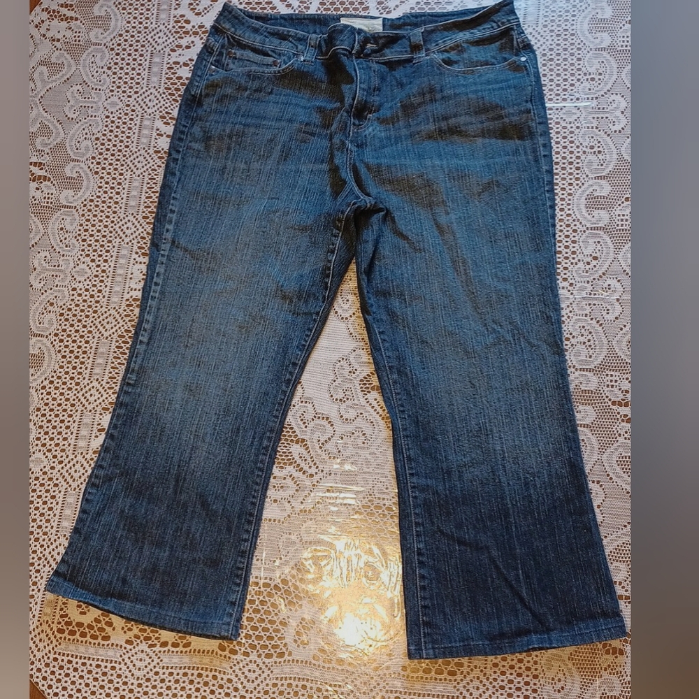 Size 17-18, Boyfriend Jeans by Maurices Classic Flare Mid Rise Jean